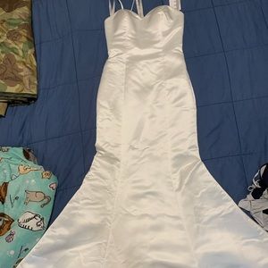 Ivory wedding dress/bridesmaids dress - size 2